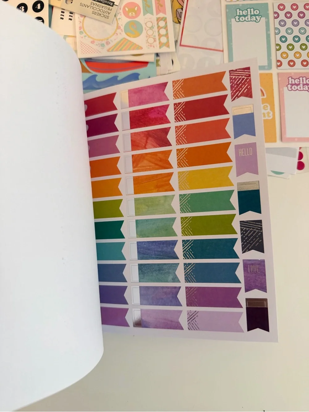 The Happy Planner Multicolor Sticker Pack Assorted Pastel & Bright Designs 1000+